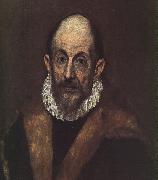 El Greco Self Portrait 1 oil painting artist